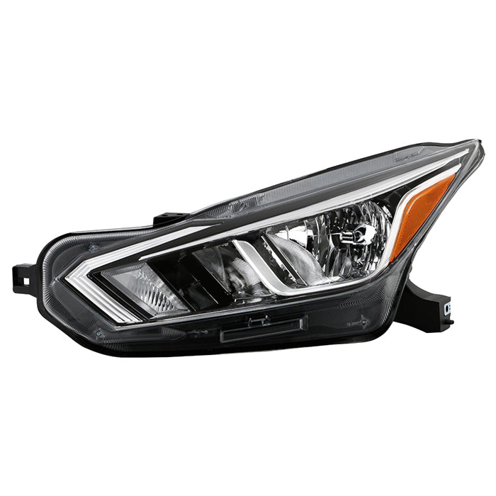 ( OE ) Nissan Versa 20-21 Base S SR SV Halogen Headlight - Low Beam-H1(Included) ; High Beam-H9(Included) ; Signal-WY21W(Included) - OE Left