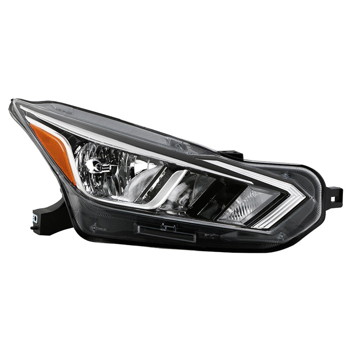 ( OE ) Nissan Versa 20-21 Base S SR SV Halogen Headlight - Low Beam-H1(Included) ; High Beam-H9(Included) ; Signal-WY21W(Included) - OE Right