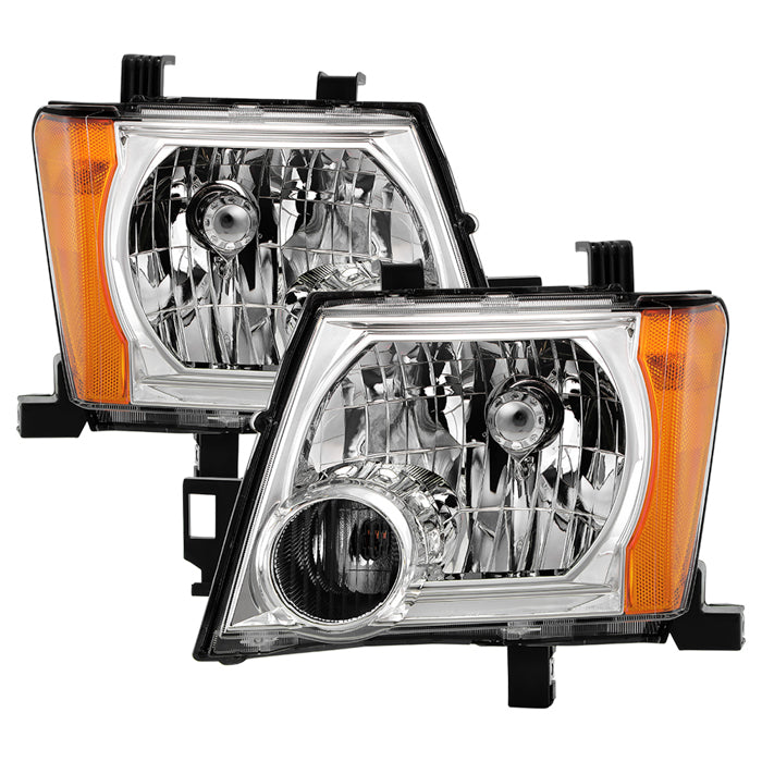 ( OE ) Nissan Xterra 05-15 OEM Style Headlights - Chrome Left and Right