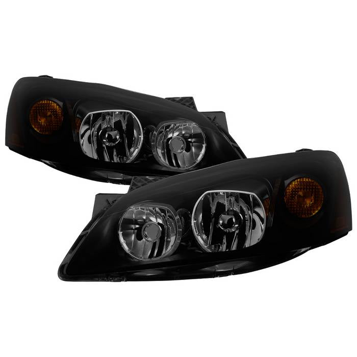 ( xTune ) Pontiac G6 05-10 (09-10 fit w/Amber Turn Signal) OEM Style Headlights - Black Smoke