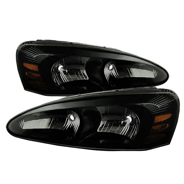 ( Akkon ) Pontiac Grand Prix 04-08 Crystal Headlights - Black Smoke
