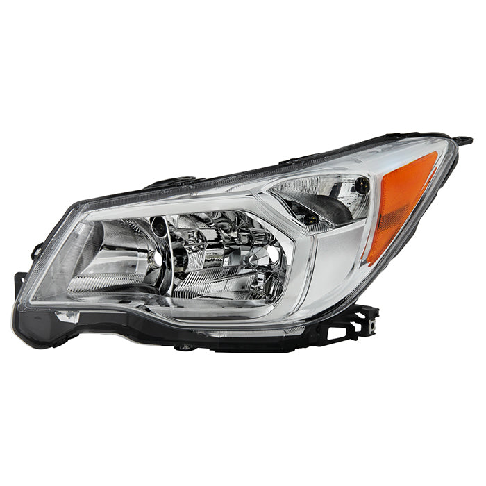 ( OE ) Subaru Forester 2014-2016 Halogen Models Only OEM Style Driver Side Headlight - Low Beam-H11(Not Included) ; High Beam-9005(Not Included) ; Signal-7440A(Not Included) - Left ( Interchange # 84001SG091 # SU2502145 )