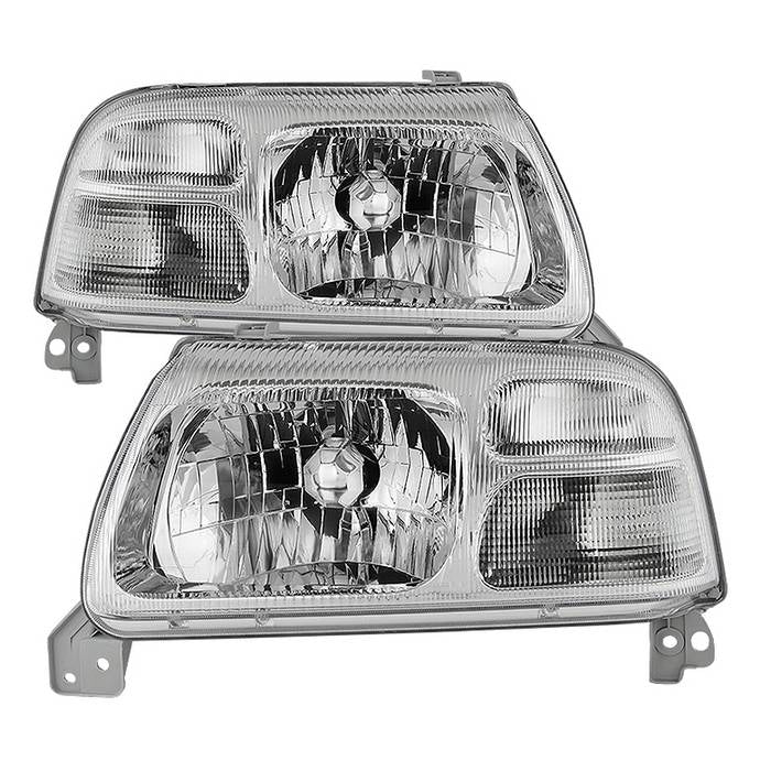 ( Akkon ) Suzuki Grand Vitara 99-03 / Grand Vitara XL-7 2001 / Suzuki XL-7 02-03 / Suzuki Vitara 99-04 OEM Style Headlights - Chrome