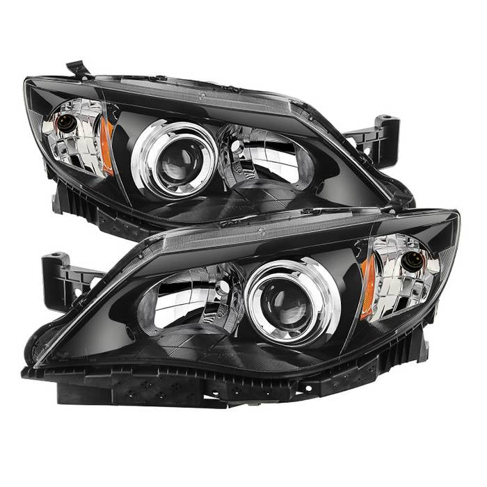 ( Akkon ) Subaru Impreza WRX 08-14 / Outback Sport 08-11 Halogen Models Only (Bulbs Not Included) Headlights - Black