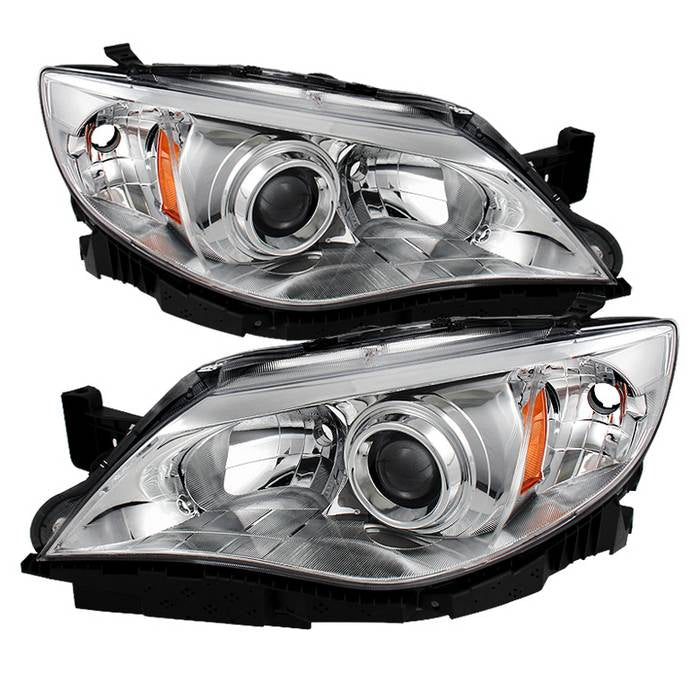 ( Akkon ) Subaru Impreza WRX 08-14 / Outback Sport 08-11 Halogen Models Only (Bulbs Not Included) Headlights - Chrome