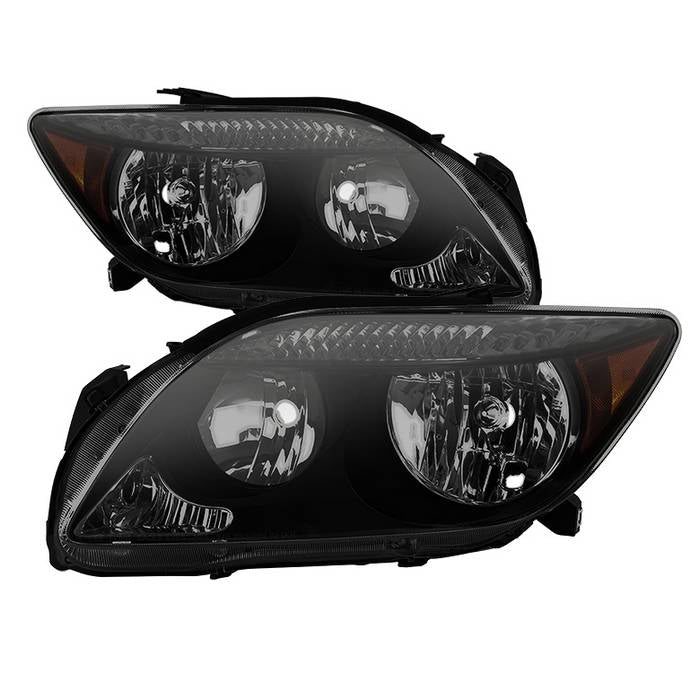 ( Akkon ) Scion tC 2005-2007 OEM Style Headlights - Black Smoked