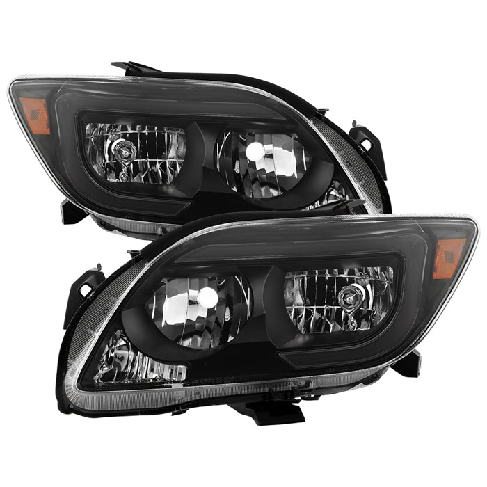 ( Akkon ) Scion tC 2005-2007 OEM Style Headlights With Light Bar - Black