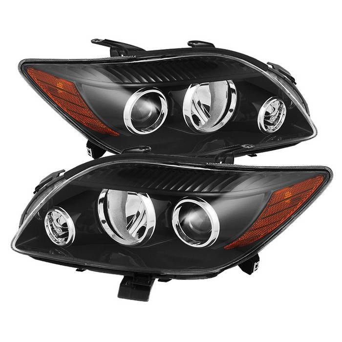( Akkon ) Scion tC 08-10 Crystal Headlights - Black
