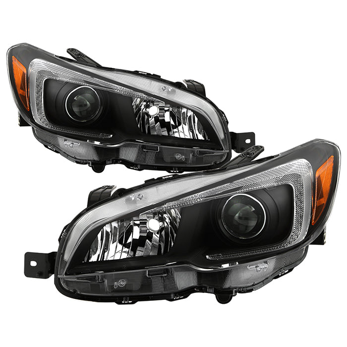 ( Akkon ) Subaru WRX 15-19 Halogen Models Only ( Do not Fit OEM Full LED AFS Models ) OEM Style Headlights - Black