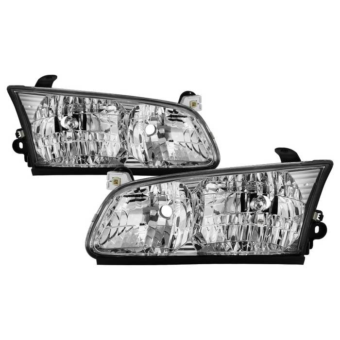 ( Akkon ) Toyota Camry 00-01 OEM Style Headlights - Low Beam-HB4(Not Included) ; High Beam-HB3(Not Included) - Chrome