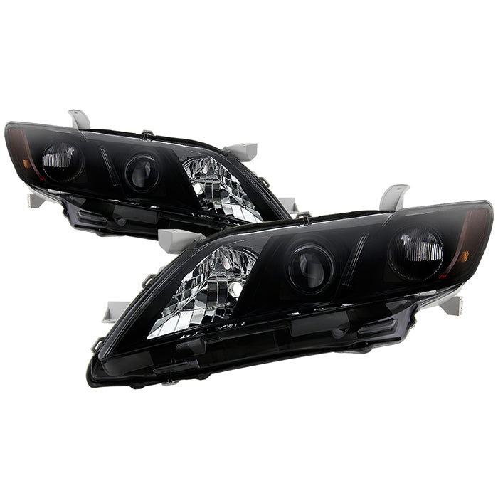 ( xTune ) Toyta Camry 07-09 ( US Built Models Only  Does Not Fit Hybrid Models ) OEM Style headlights - Low Beam-H11(Not Included) ; High Beam-9005(Not Included) - Black Smoked