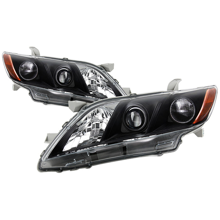 ( OE ) Toyota Camry 07-09 Halogen OE Headlights - Low Beam-H11(Not Included) ; High Beam-HB3(Not Included) ; Signal-3157NA(Included) - Black
