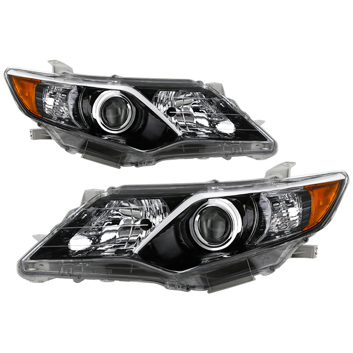( OE ) Toyota Camry 12-14 SE Halogen Headlight - Low Beam-H11(Not Included) ; High Beam-HB13(Not Included) ; Signal-W215W(Included) - OE Black