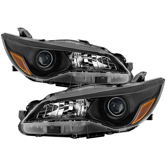 ( OE ) Toyota Camry 15-17 OE Style ALL Black Housing Headlights - Low Bean-H11(Not Included) ; High Beam-HB3(Not Included) - OE Black