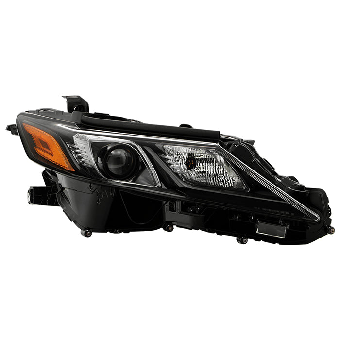 ( OE ) Toyota Camry 21-23 SE XSE Halogen Headlight - Low Beam-LED ; High Beam-LED ; Signal-7444NA(Included) - OE Black Right