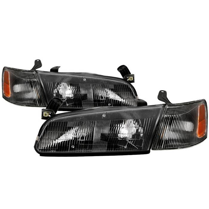 ( Akkon ) Toyota Camry 97-99 OEM Style Headlights With Corner lights 4pcs sets - Black