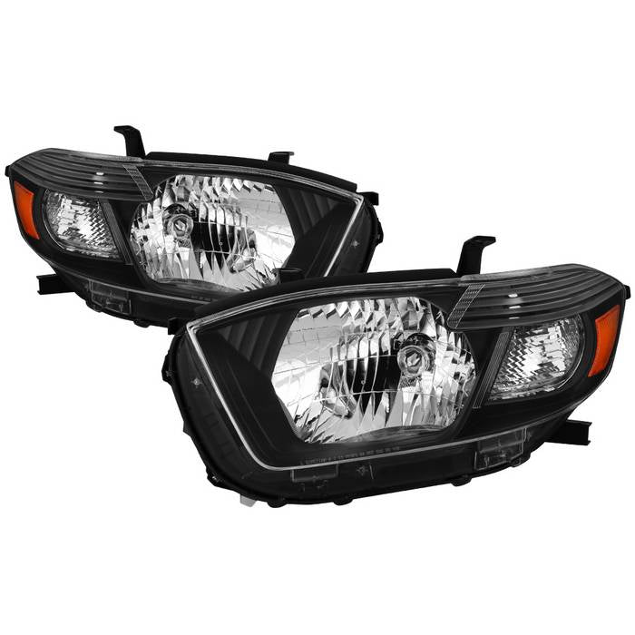 ( xTune ) Toyota Highlander 2008-2010 ( Don‘t Fit Hybrid or Sport Models ) OEM Style Headlight - Black
