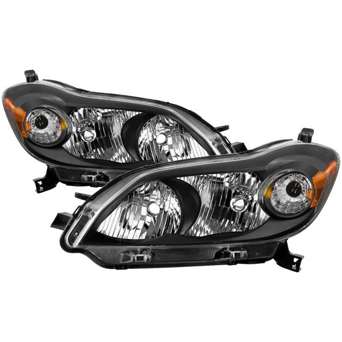 ( Akkon ) Toyota Matrix 2009-2013 OEM Style Headlights - Black