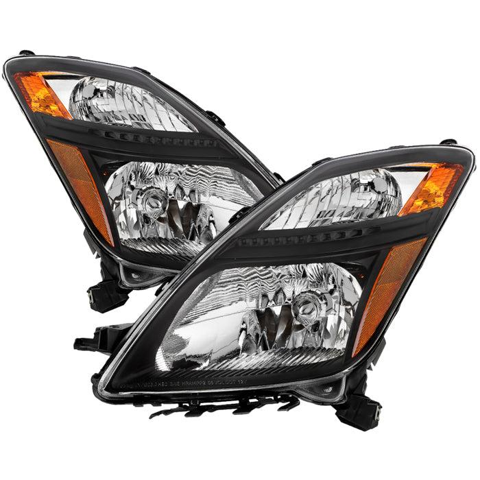 ( Akkon ) Toyota Prius Halogen Models Only 06-09 ( Don‘t fit HID Models ) ( Don‘t fit Models Built Before 11/06/06 ) OEM Style Headlights - Black