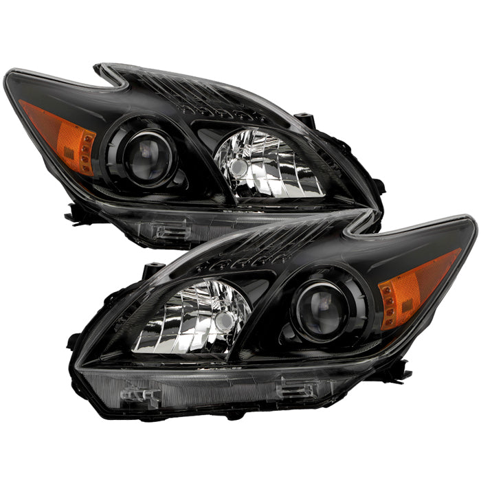 ( OE ) Toyota Prius 2012-2015 OEM Style Headlights - Set - Black
