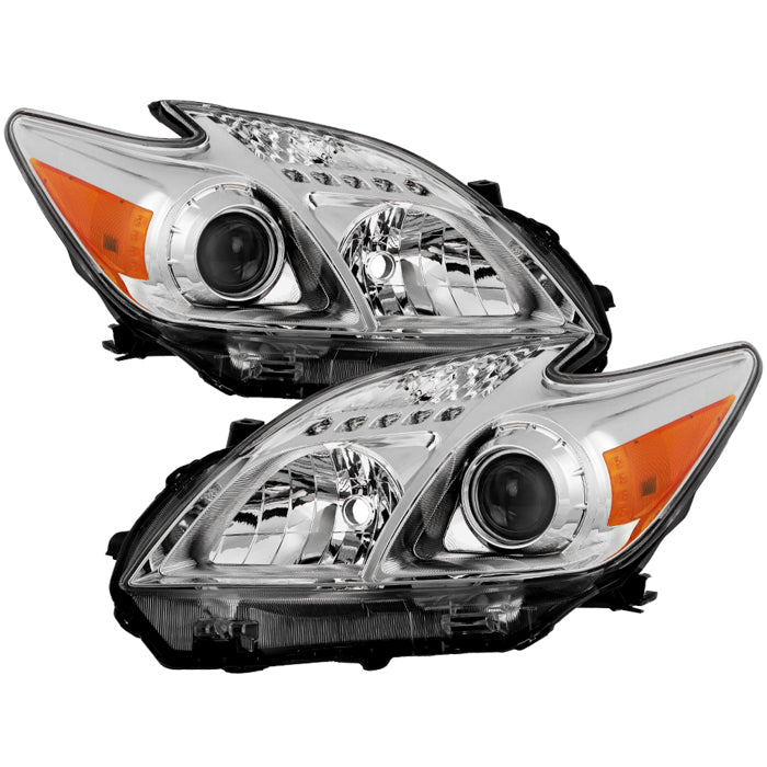 ( OE ) Toyota Prius 2012-2015 OEM Style Headlights - Set - Chrome
