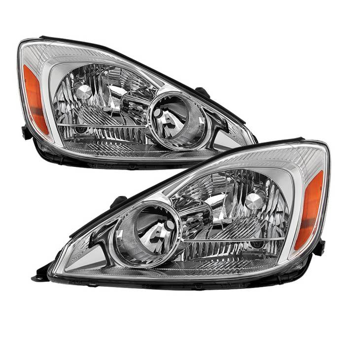 ( Akkon ) Toyota Sienna 2004-2005 Halogen only OEM Style Headlights - Chrome