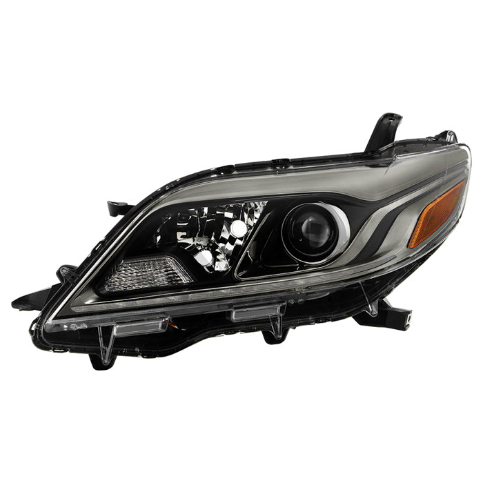 ( OE ) Toyota Sienna 15-19 (Fit 15-20) SE/ XSE w/ LED DRL Gun Metal Housing Projector Headlight - OE Left