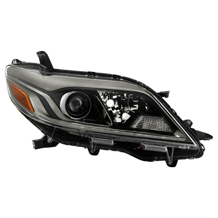 ( OE ) Toyota Sienna 15-19 (Fit 15-20) SE/ XSE w/ LED DRL Gun Metal Housing Projector Headlight - OE Right