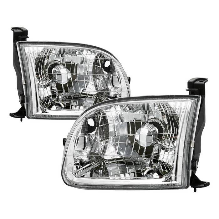 ( OE ) Toyota Tundra Regular/Access Cab 00-04 ( Don‘t fit Double Cab Model ) OEM Style Headlights - Low Beam-HB2(Not Included) ; High Beam-HB2(Not Included) - Chrome