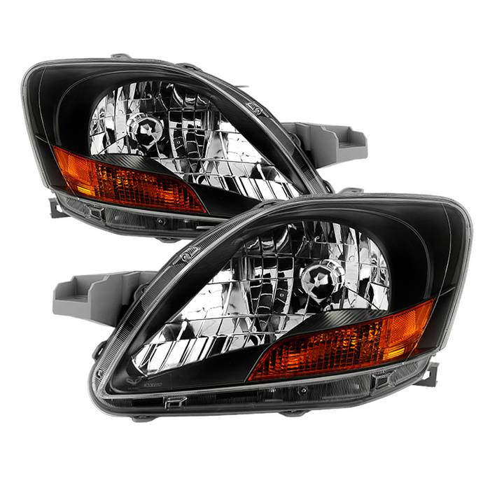 ( Akkon ) Toyota Yaris Sedan 06-12 ( Don‘t Fit 09-12 S Models ) OEM Style Headlights - Black