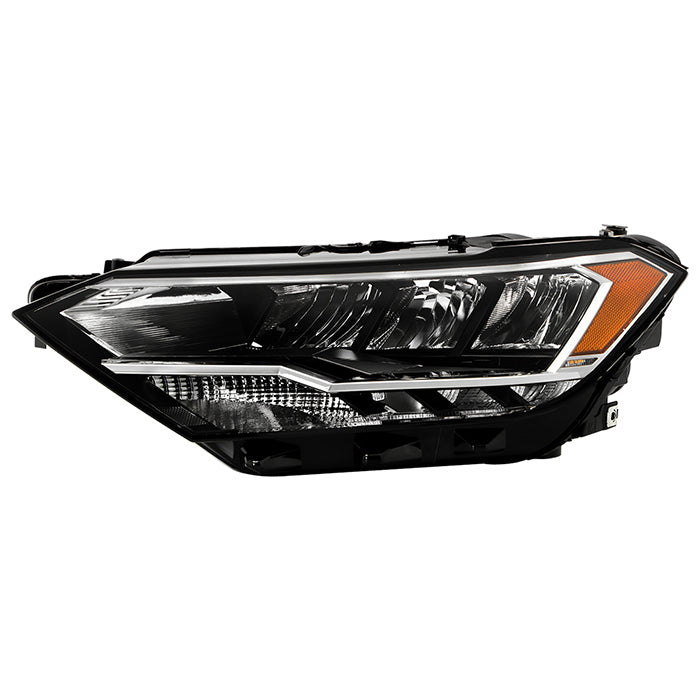 ( OE ) VW Jetta 19-22 S / Sport / SE (Not Fit SEL ) High Low Beam LED Headlight - Low Beam-LED ; High Beam-LED ; Signal-PWY24(Included) - OE Left