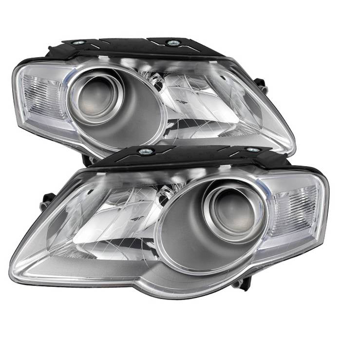 ( OE ) Volkswagen Passat 06-10 (Halogen Only) Projector Headlights - Chrome
