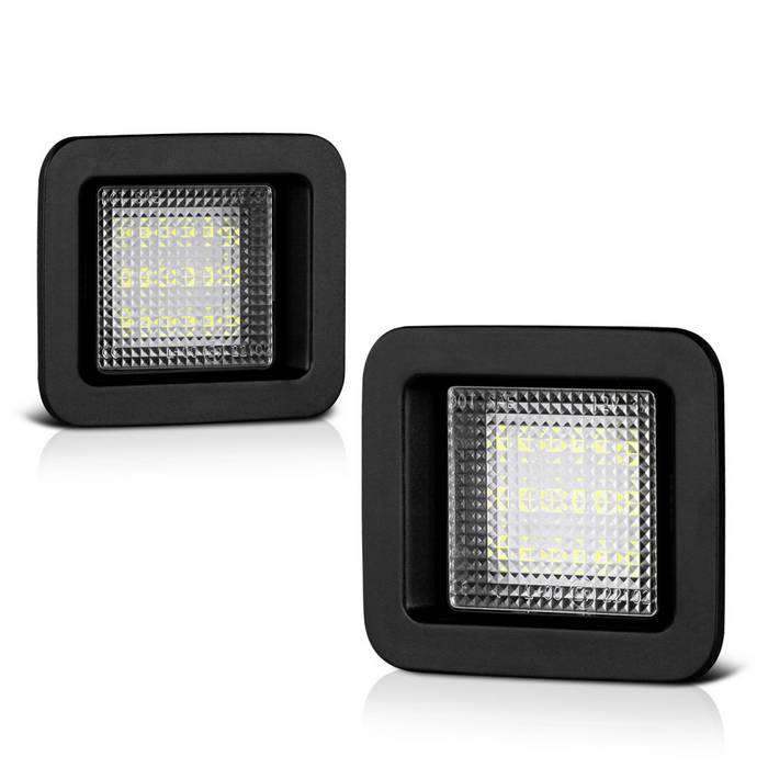 ( xTune ) License Plate Bulb Assembly. Plug & Play Install - White 5500K - T10 Connector - 2015-2018 Ford F-150 King Ranch | Lariat | Limited | Platinum Police Responder | Raptor | SSV | XL | XLT