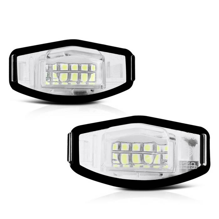 ( xTune ) License Plate Bulb Assembly. Plug & Play Install - White 5500K - OEM Style Connector - 07–13 Acura MDX, 99–07 RL, 04–08 TL, 04–14 TSX, 13–18 ILX/RDX; 03–17 Honda Accord, 00–04 Odyssey, 03–08 Pilot, 01–05/06–15 Civic Sedan/Hatchback