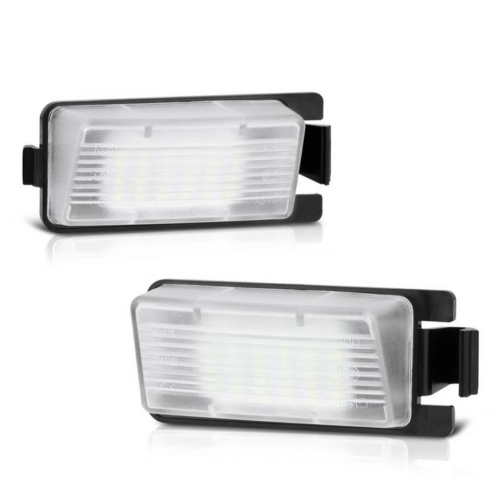 ( xTune ) License Plate Bulb Assembly. Plug & Play Install - White 5500K - OEM Connector - 07-12 Nissan Versa / 09-18 GTR / 09-14 Cube / 09-12 Sentra / 03-08 350Z / 09-18 370Z / 11-17 Leaf / 03-13 Infiniti G25 G35 G37 14-15 Infiniti Q60
