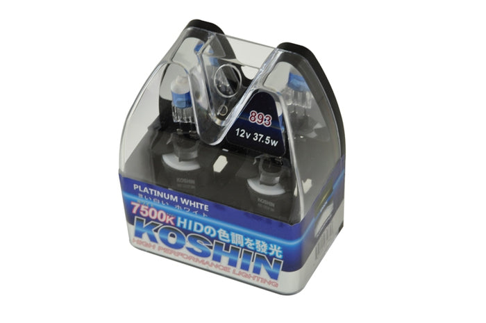 ( xTune ) Koshin 893 Platinum White Halogen Light Bulbs 12V 37.5W