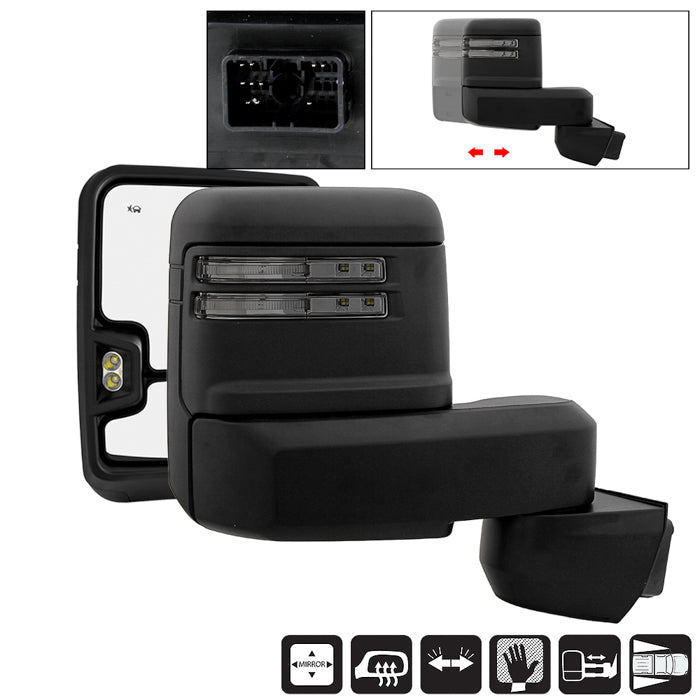 ( Akkon ) 2019-2023 Chevy silverado 2500 3500 2019-2023 GMC Serria 2500 3500 Power  heated  clearance light  turn signal spotlight  puddle light  back-up light  Bling spot light  Temp Sensor Mirrors