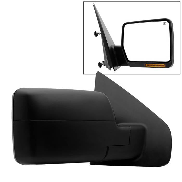 ( xTune ) Ford F150 04-06 POWER Heated Amber LED Signal OE Mirror - Right