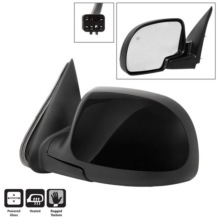 ( xTune ) Chevy Silverado 99-02 Power Heated Mirror - Left