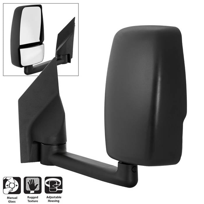 ( xTune ) Chevy Express / Savana Van 03-17 - MANUAL Adjust Mirror - Left