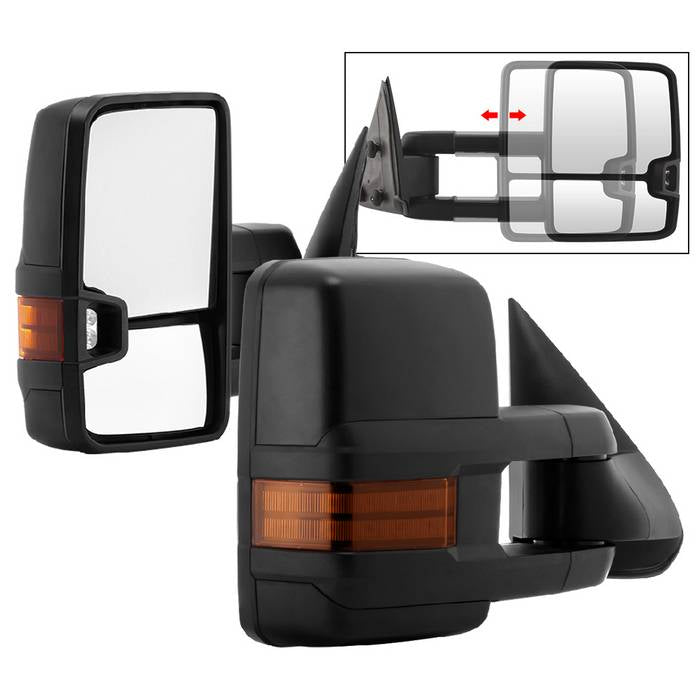 (xTune ) Chevy Silverado 99-06 G2 LED Signal Telescoping Mirror - SET
