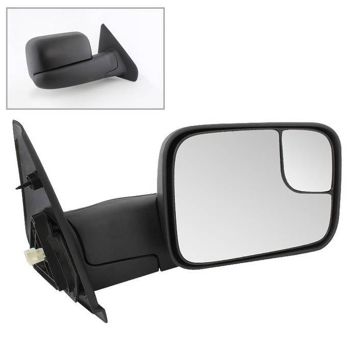 ( xTune ) Dodge Ram 02-09 Manual Extendable - POWER Heated Adjust Mirror - RIGHT Fit Dodge Ram 1500 2002-08 / Dodge Ram 2500 2003-09 / Dodge Ram 3500 2003-09 /