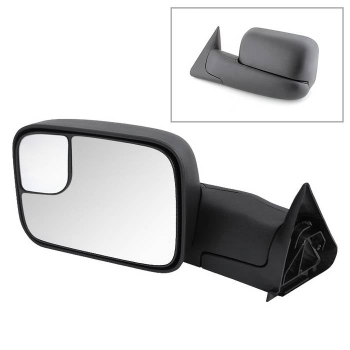 ( xTune ) Dodge Ram 94-01 Manual Extendable - MANUAL Adjust Mirror - LEFT Fit: Dodge Ram 1500 1994-01 / Dodge Ram 2500 1994-02 / Dodge Ram 3500 1994-02 /