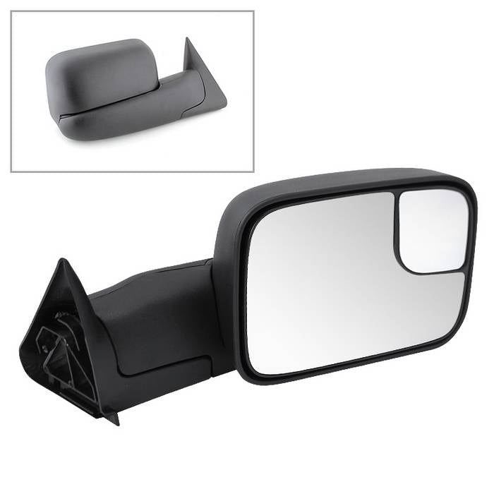 ( xTune ) Dodge Ram 94-01 Manual Extendable - MANUAL Adjust Mirror - RIGHT Fit:Dodge Ram 1500 1994-01 / Dodge Ram 2500 1994-02 / Dodge Ram 3500 1994-02 /