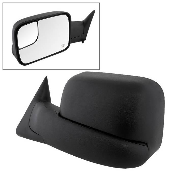 ( xTune ) Dodge Ram 98-01 Manual Extendable - Power Heated Adjust Mirror - Left Fit Dodge Ram 1500 1998-01 / Dodge Ram 2500 1998-02 / Dodge Ram 3500 1998-02