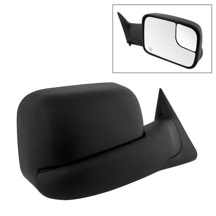 ( xTune ) Dodge Ram 98-01 Manual Extendable - Power Heated Adjust Mirror - Right Fit Dodge Ram 1500 1998-01 / Dodge Ram 2500 1998-02 / Dodge Ram 3500 1998-02