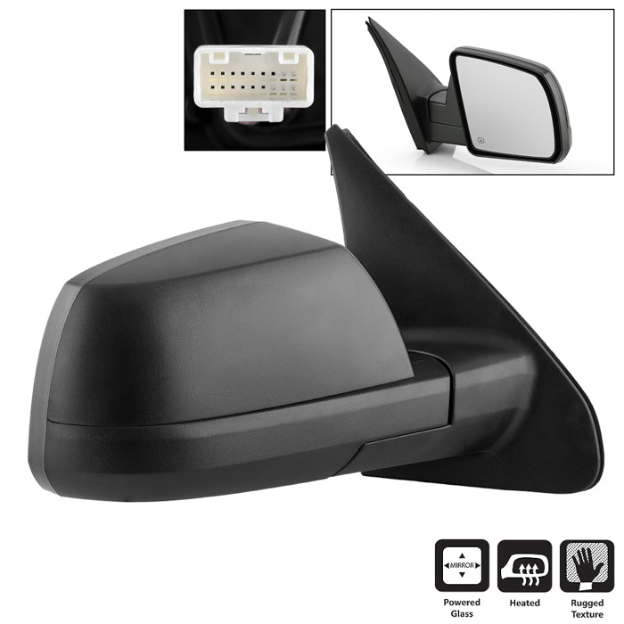 ( OE ) Toyota Tundra 07-21 / Sequoia 08-17 Power Heated Manual Fold Mirror - OE Texture Right