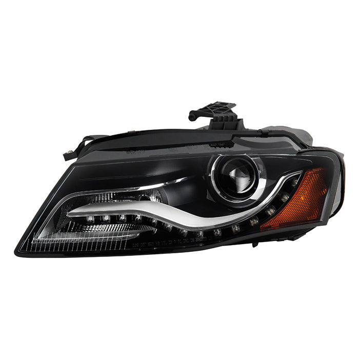 ( POE ) Audi A4 09-11 HID Xenon OE non AFS Projector Headlights - Low Beam-D3S(Not Included) ; High Beam-D3S(Not Included) ; Signal-PH24WY(Included) - OE Left