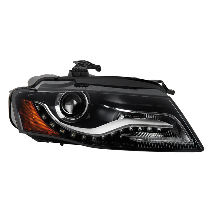 ( POE ) Audi A4 09-11 HID Xenon OE non AFS Projector Headlights - Low Beam-D3S(Not Included) ; High Beam-D3S(Not Included) ; Signal-PH24WY(Included) - OE Right
