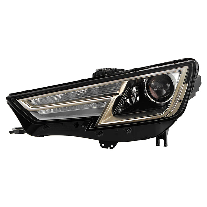 ( POE ) Audi A4 S4 17-19 Xenon HID LED DRL OE Headlights - Low Beam-D5S-(Not Included) ; High Beam-D5S(Not Included) ; Signal-PSY21W(Included) - Left